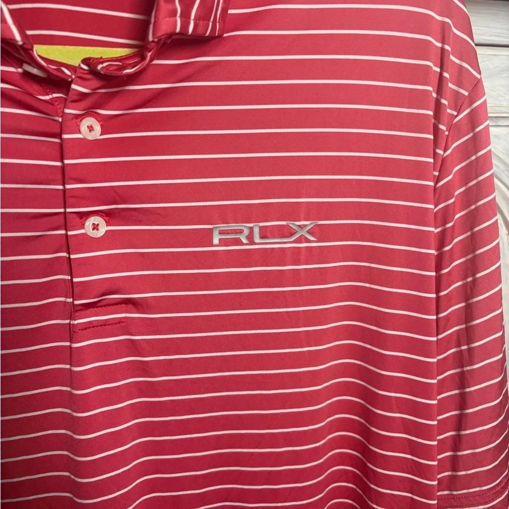 Ralph‎ Lauren RLX  M3 Short Sleeve Performance Polo Shirt Golf Outdoors Salmon